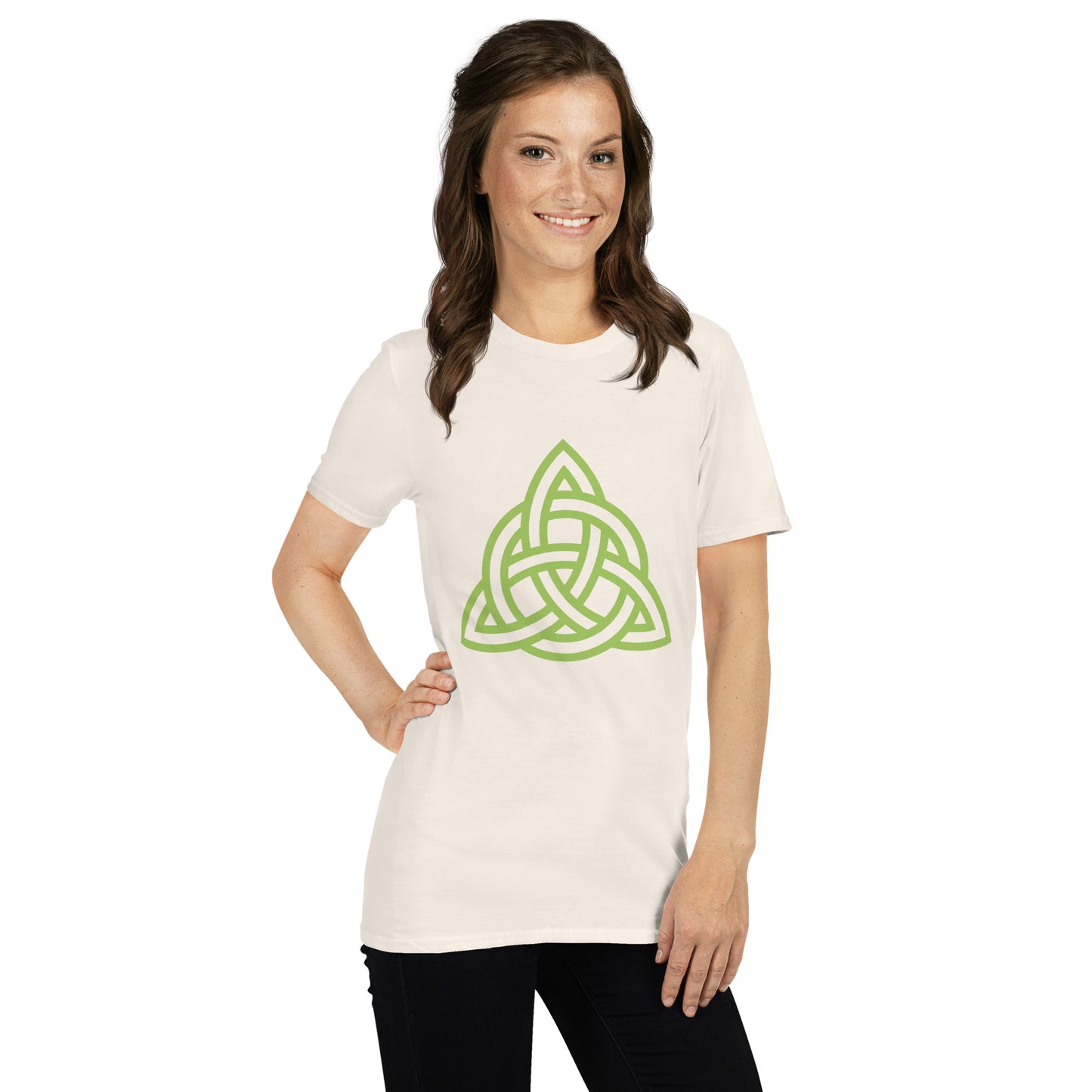 Celtic Knot Triangle Short-Sleeve Unisex T-Shirt