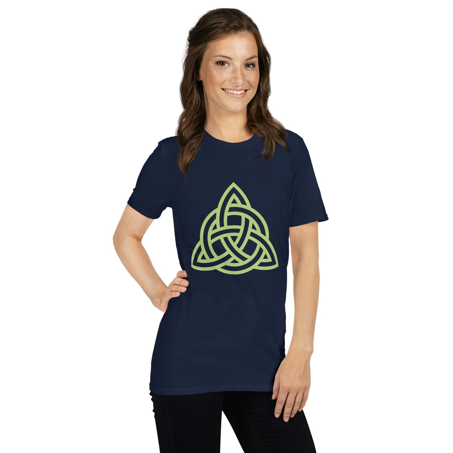 Celtic Knot Triangle Short-Sleeve Unisex T-Shirt