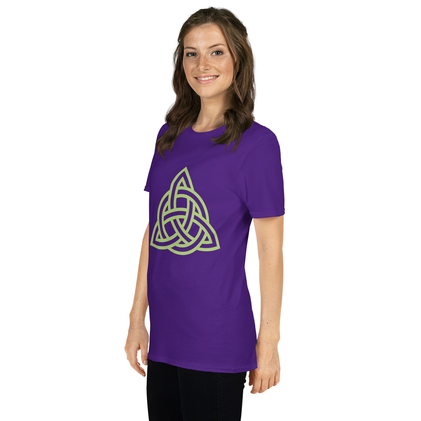 Celtic Knot Triangle Short-Sleeve Unisex T-Shirt