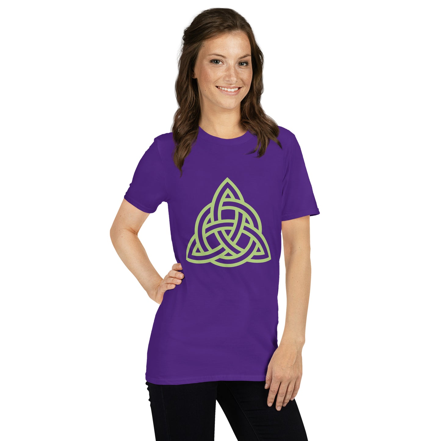 Celtic Knot Triangle Short-Sleeve Unisex T-Shirt