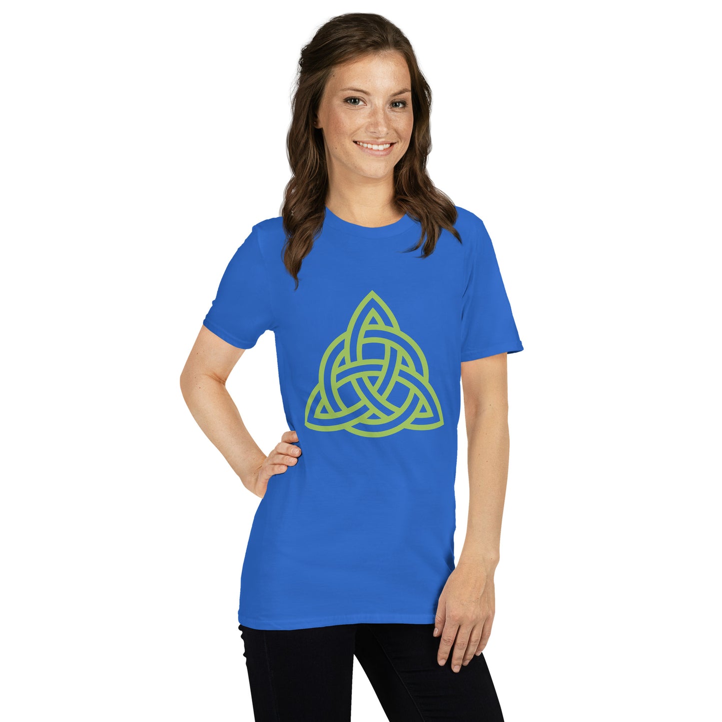 Celtic Knot Triangle Short-Sleeve Unisex T-Shirt
