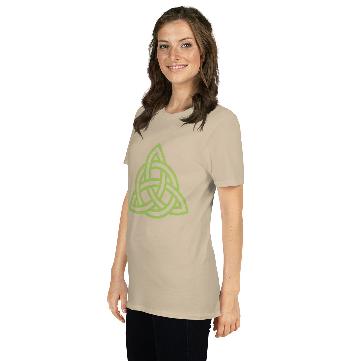 Celtic Knot Triangle Short-Sleeve Unisex T-Shirt