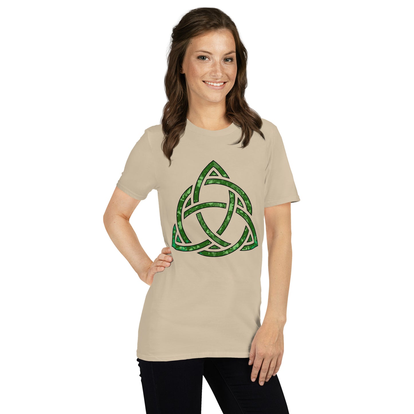 Celtic Knot Triquetra Short-Sleeve Unisex T-Shirt