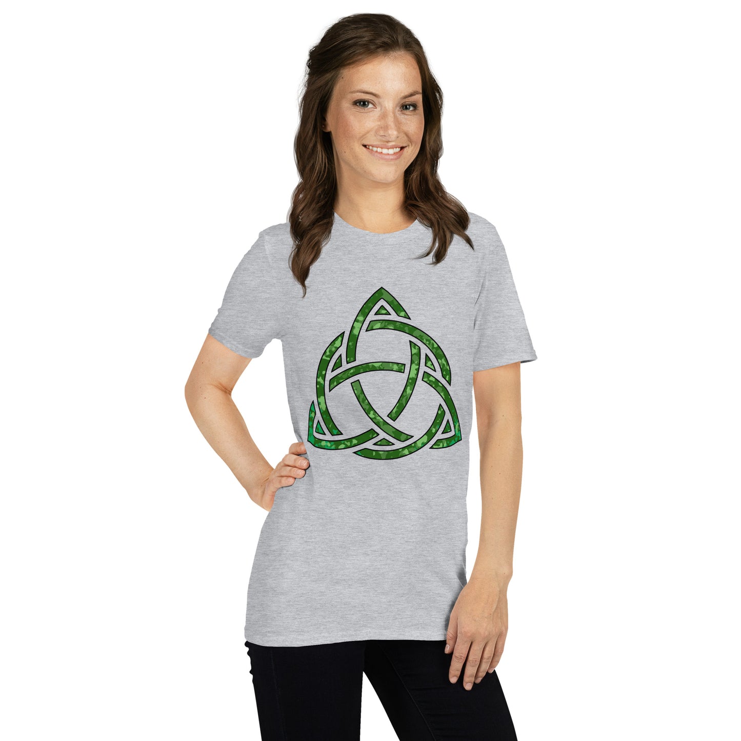 Celtic Knot Triquetra Short-Sleeve Unisex T-Shirt