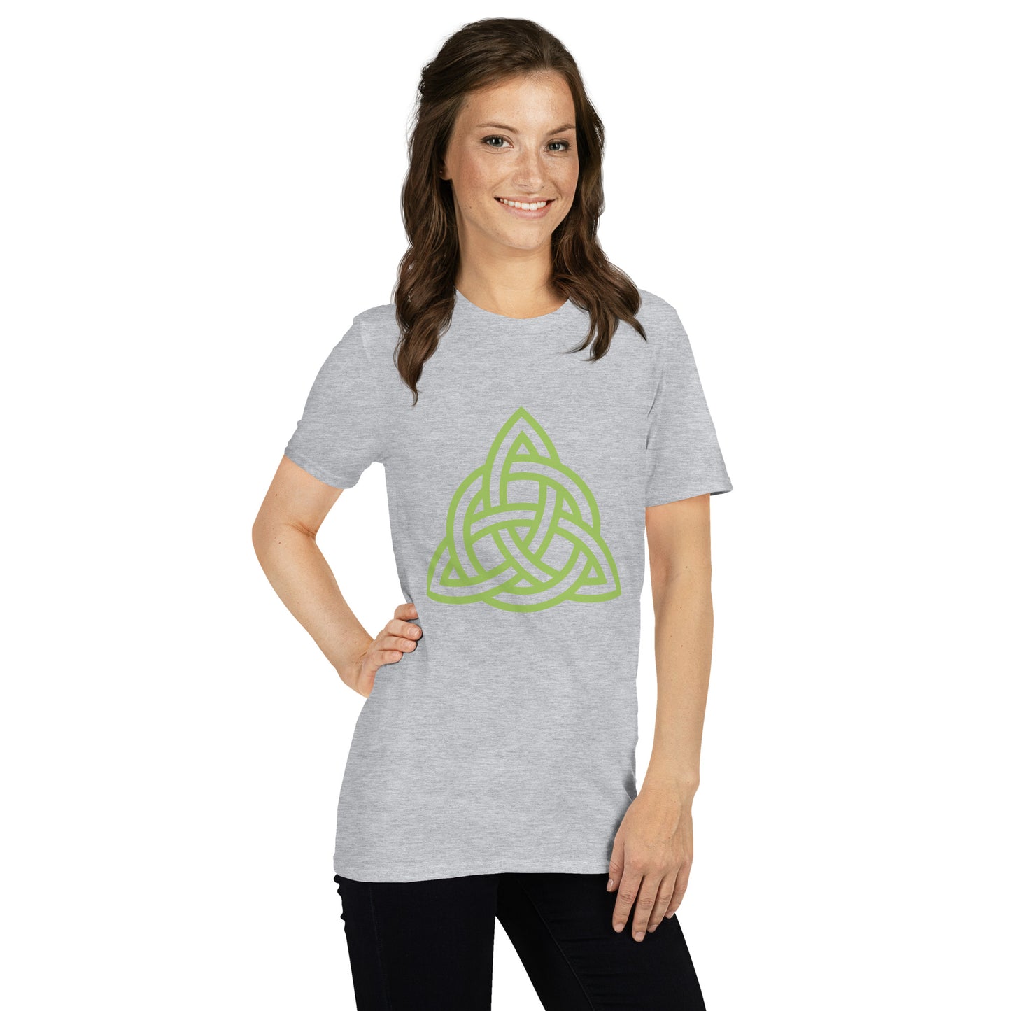 Celtic Knot Triangle Short-Sleeve Unisex T-Shirt