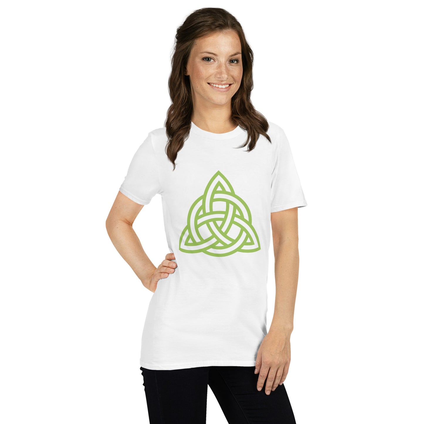 Celtic Knot Triangle Short-Sleeve Unisex T-Shirt