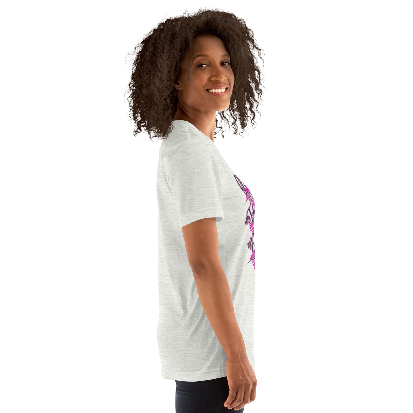 Thankful Grateful Blessed Pink Ladies Unisex t-shirt
