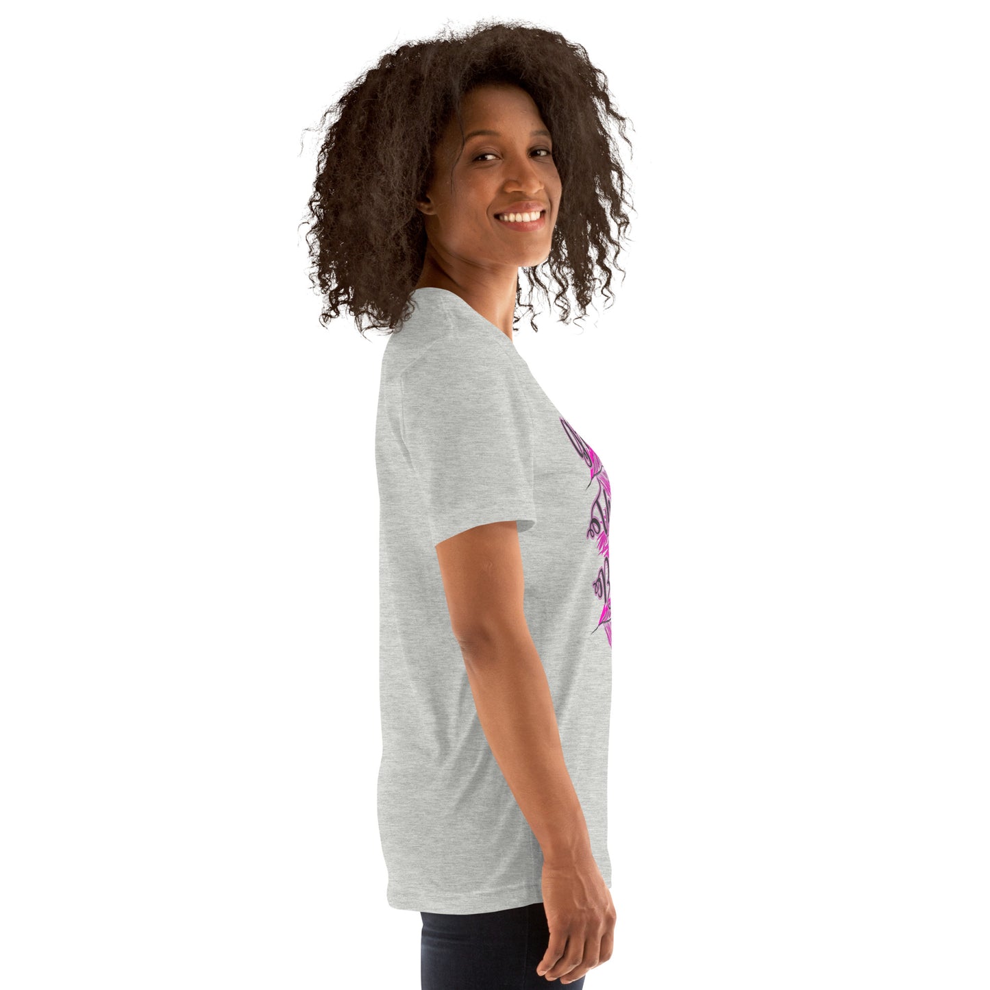 Thankful Grateful Blessed Pink Ladies Unisex t-shirt