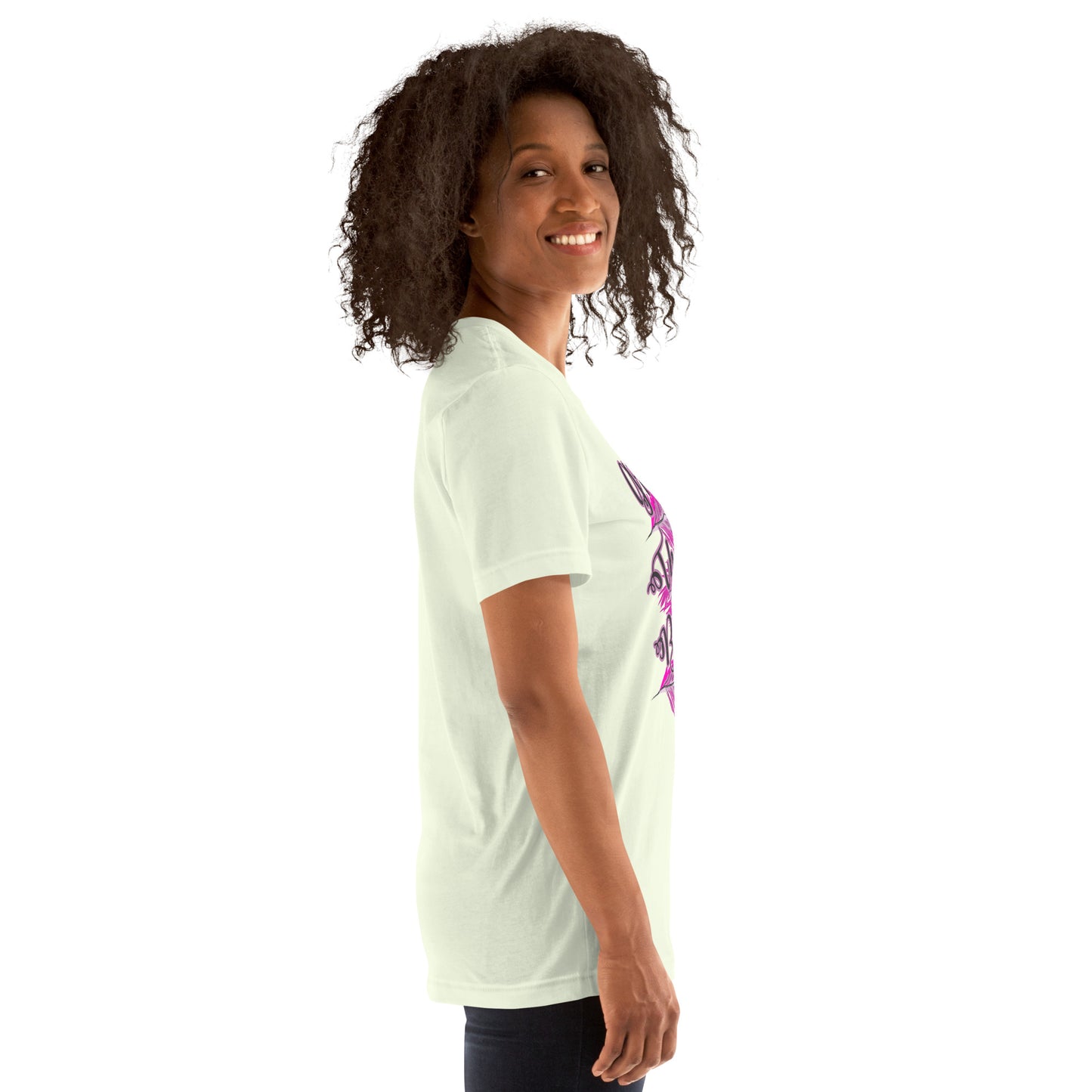 Thankful Grateful Blessed Pink Ladies Unisex t-shirt