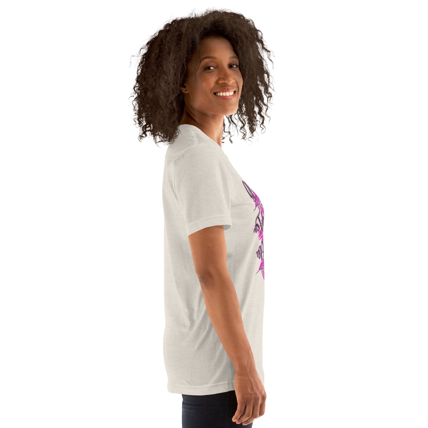 Thankful Grateful Blessed Pink Ladies Unisex t-shirt