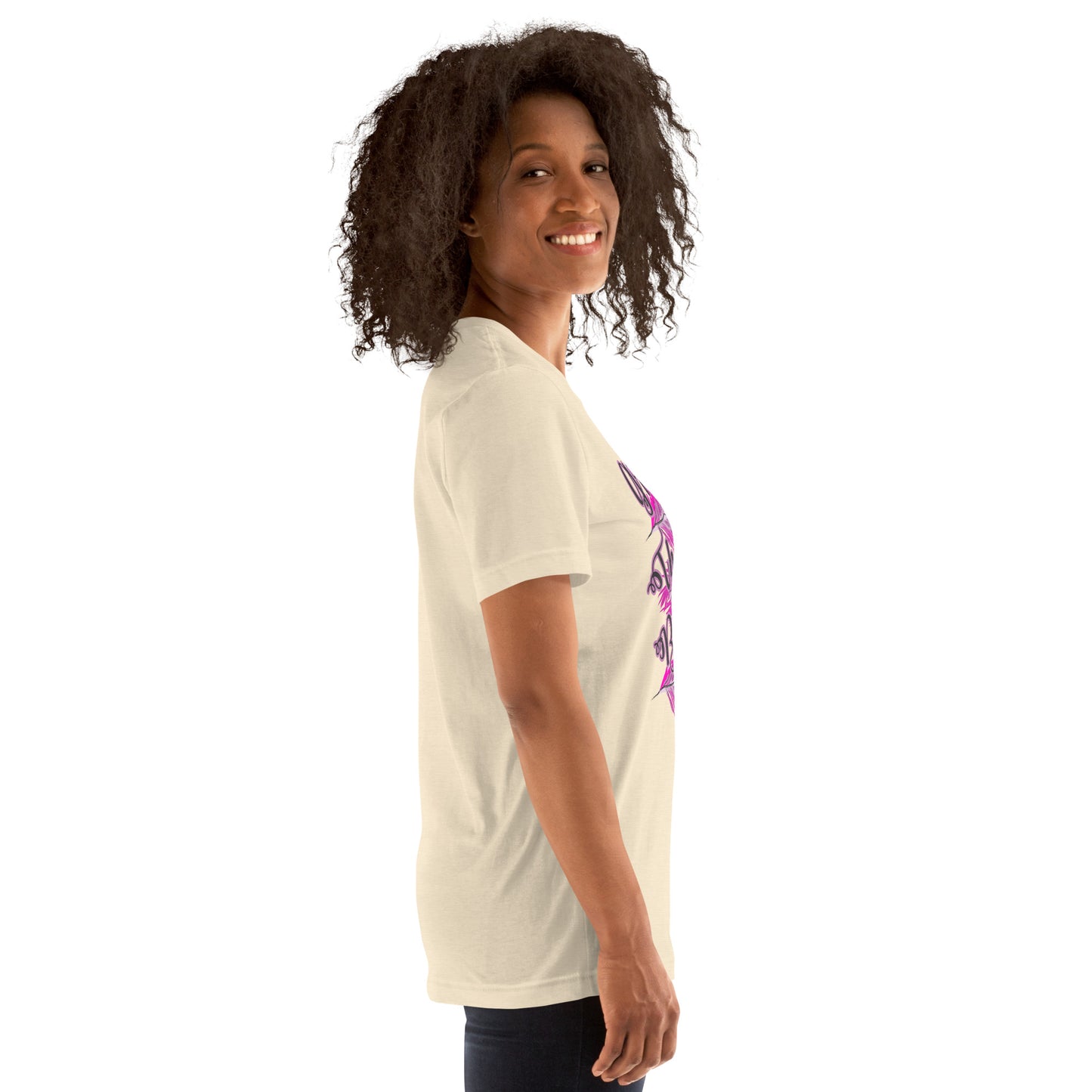 Thankful Grateful Blessed Pink Ladies Unisex t-shirt