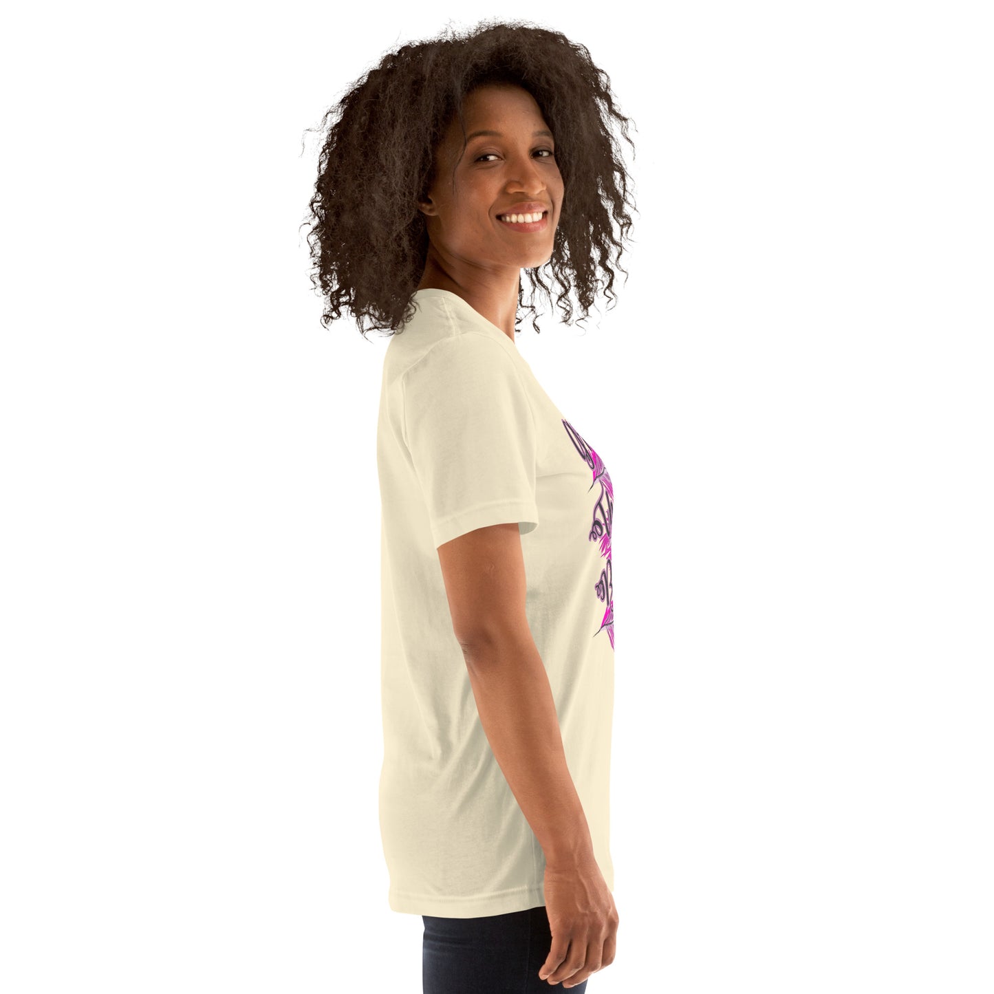 Thankful Grateful Blessed Pink Ladies Unisex t-shirt
