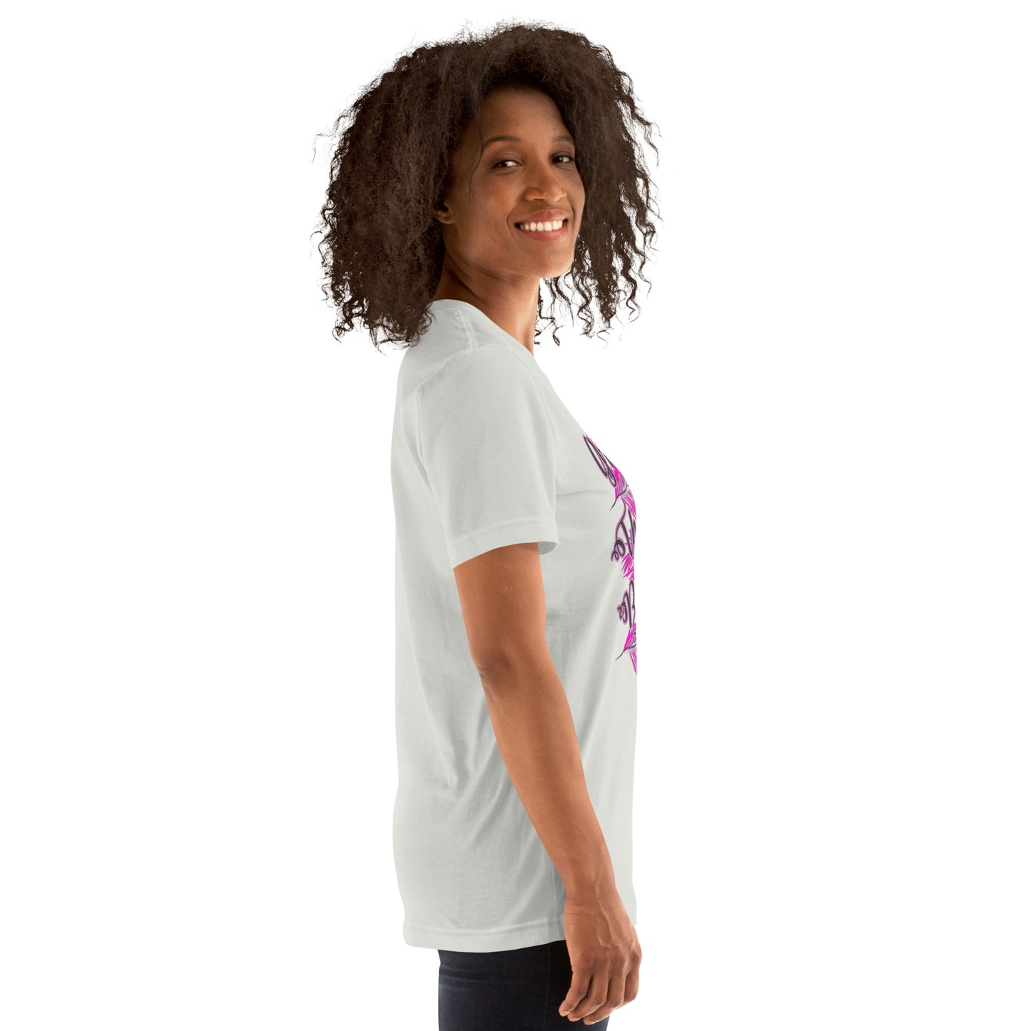 Thankful Grateful Blessed Pink Ladies Unisex t-shirt