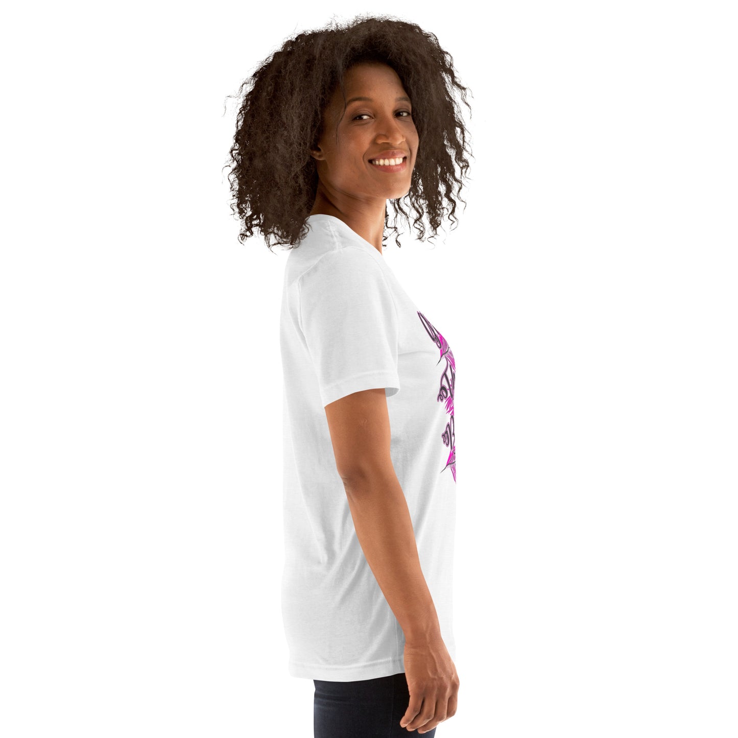 Thankful Grateful Blessed Pink Ladies Unisex t-shirt