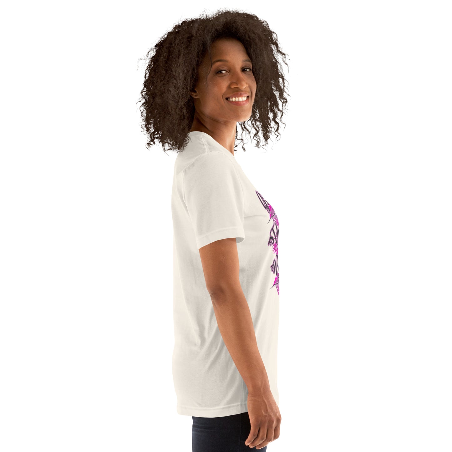 Thankful Grateful Blessed Pink Ladies Unisex t-shirt