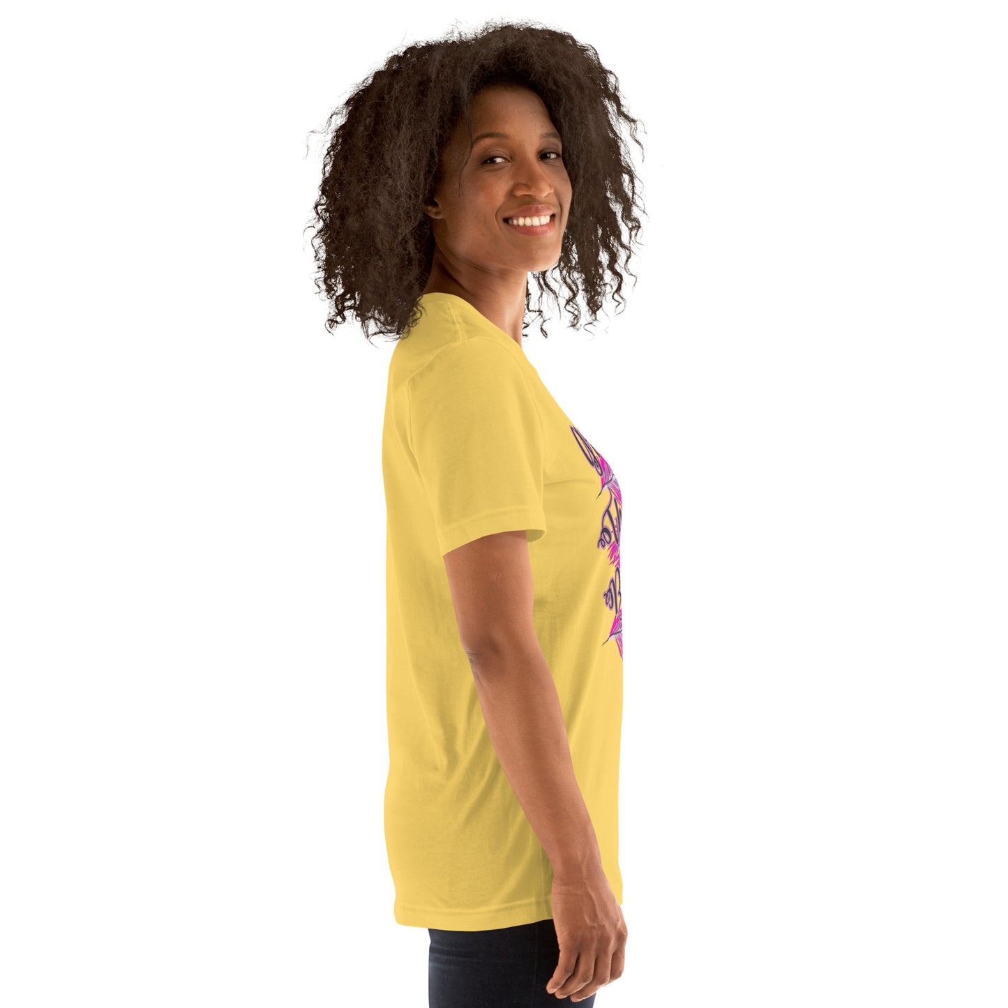 Thankful Grateful Blessed Pink Ladies Unisex t-shirt