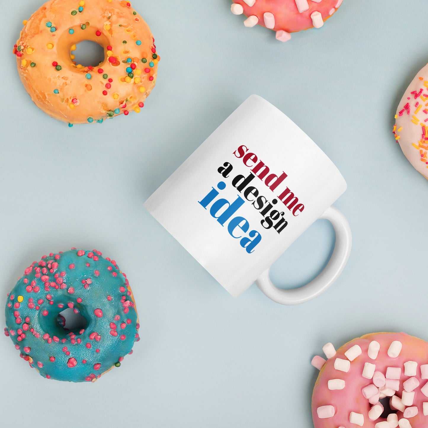 Personalized White glossy mug