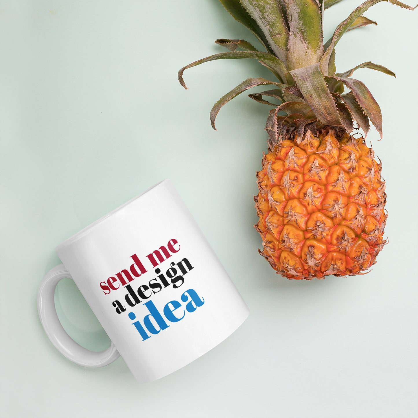 Personalized White glossy mug
