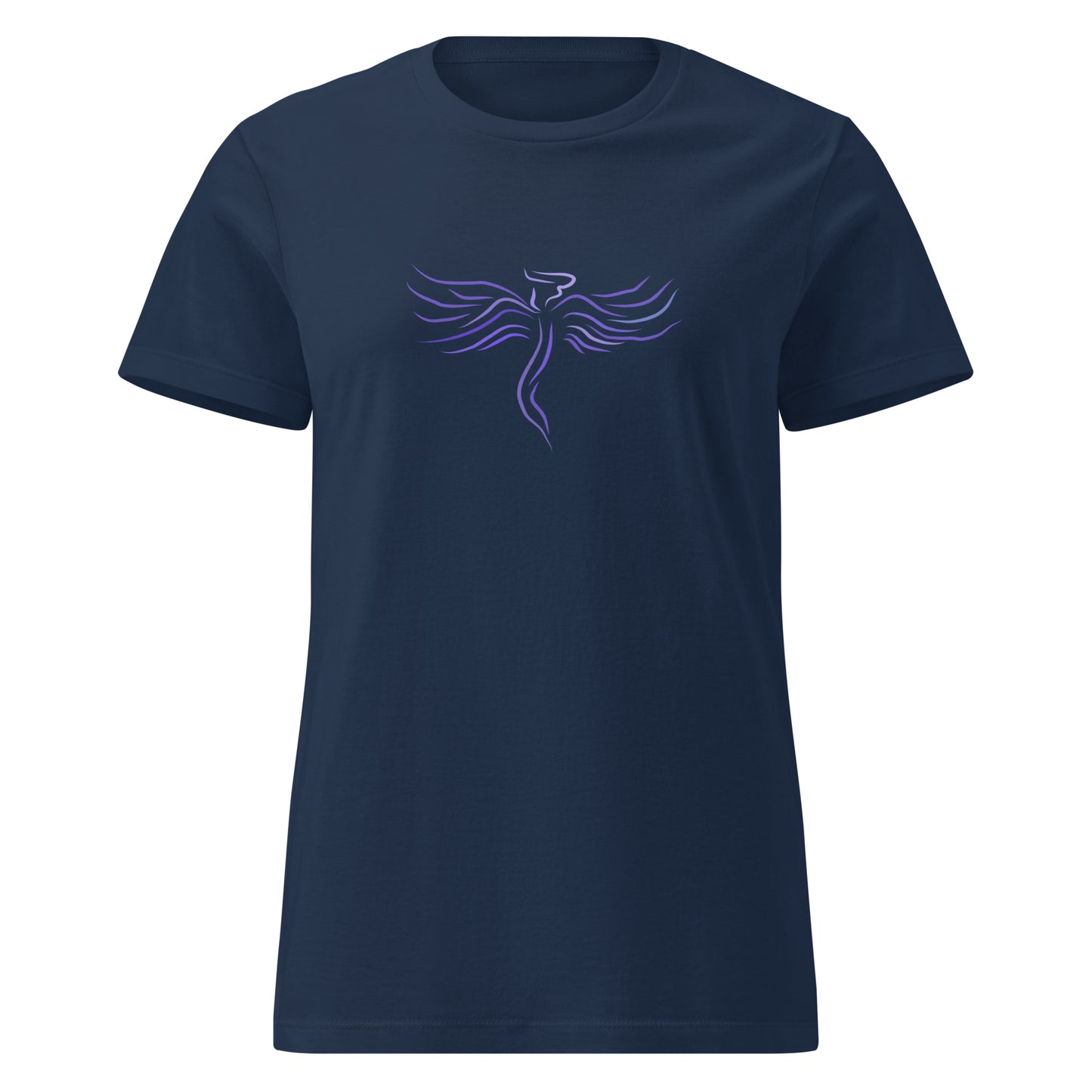 Guardian Angel Ladies Basic Tee Navy