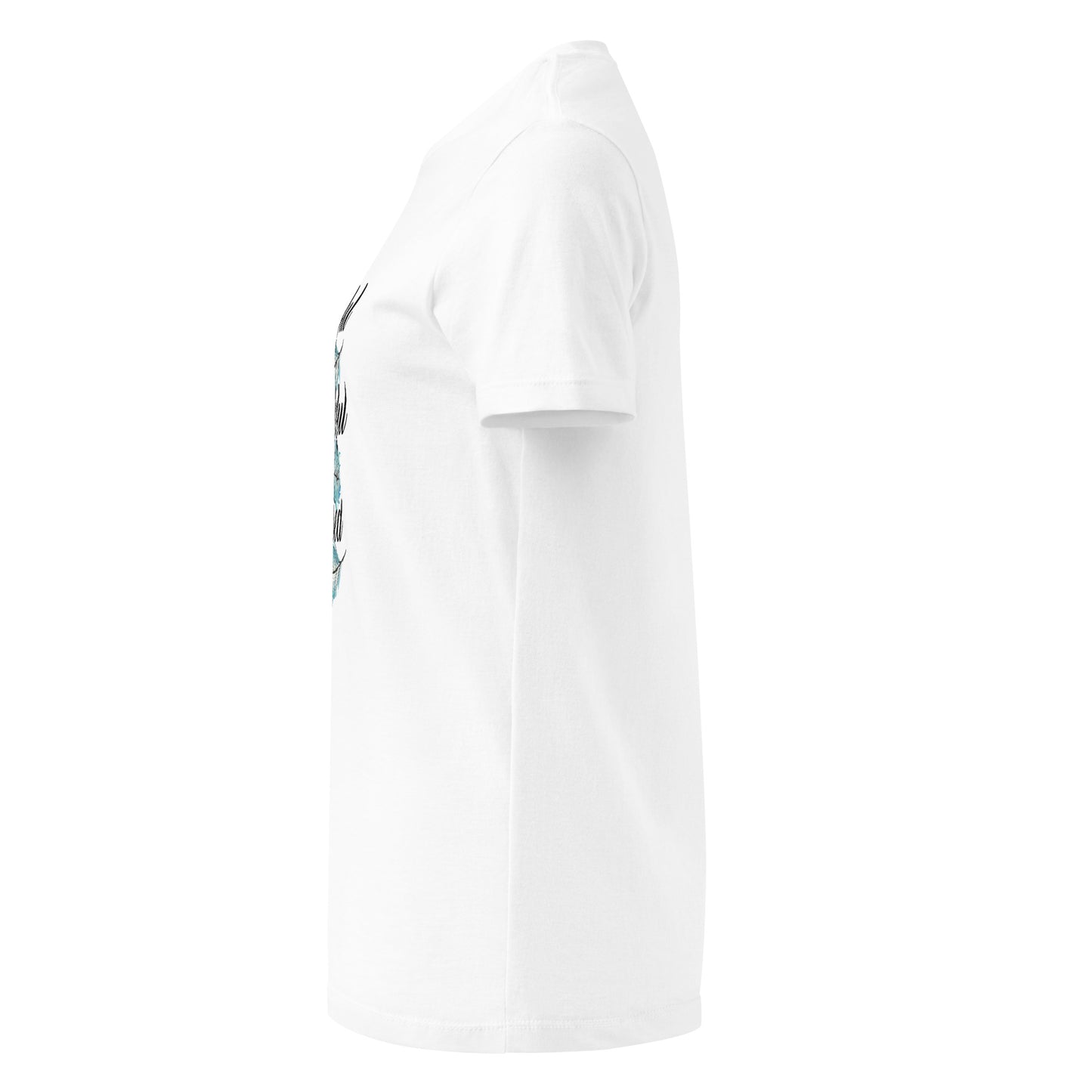 Grateful Thankful Blessed Teal Feathers Women’s Basic Tee