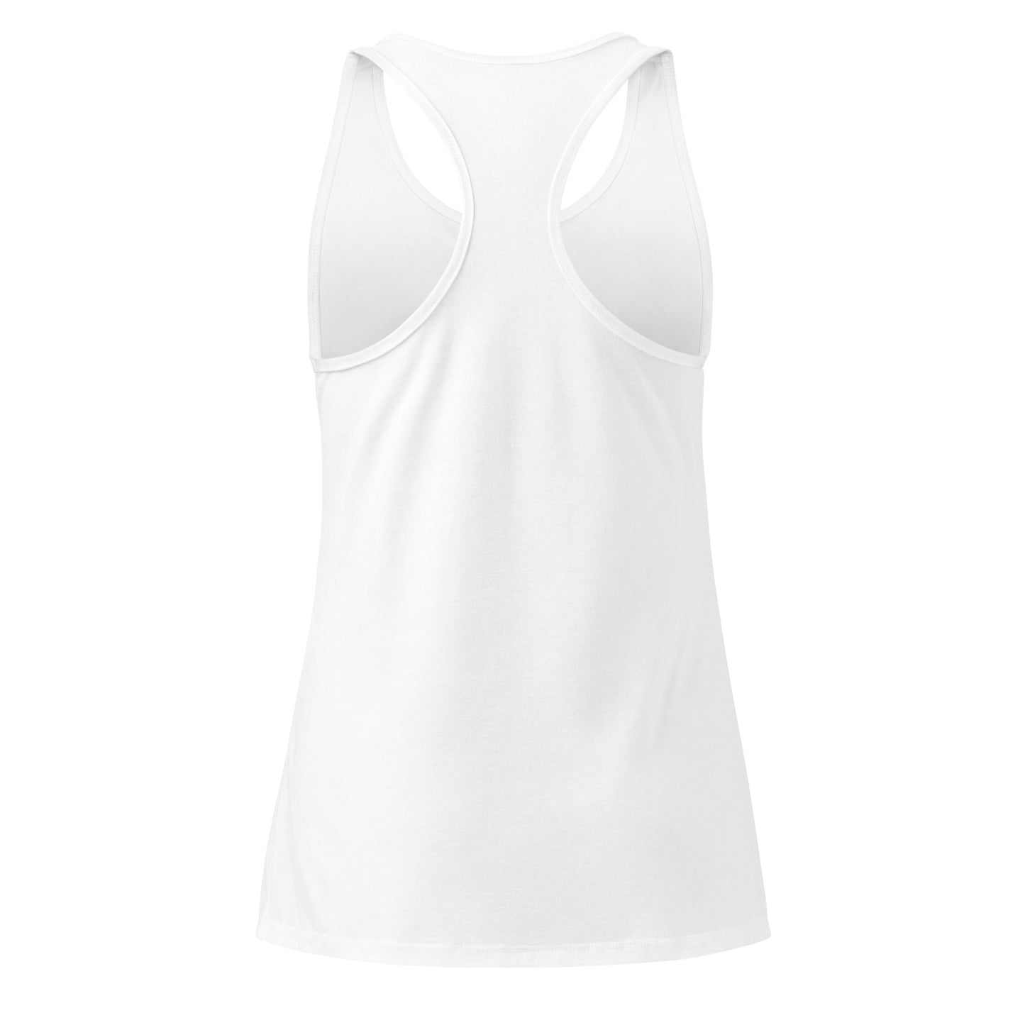 Bride with rings Women’s fitted racerback tank top