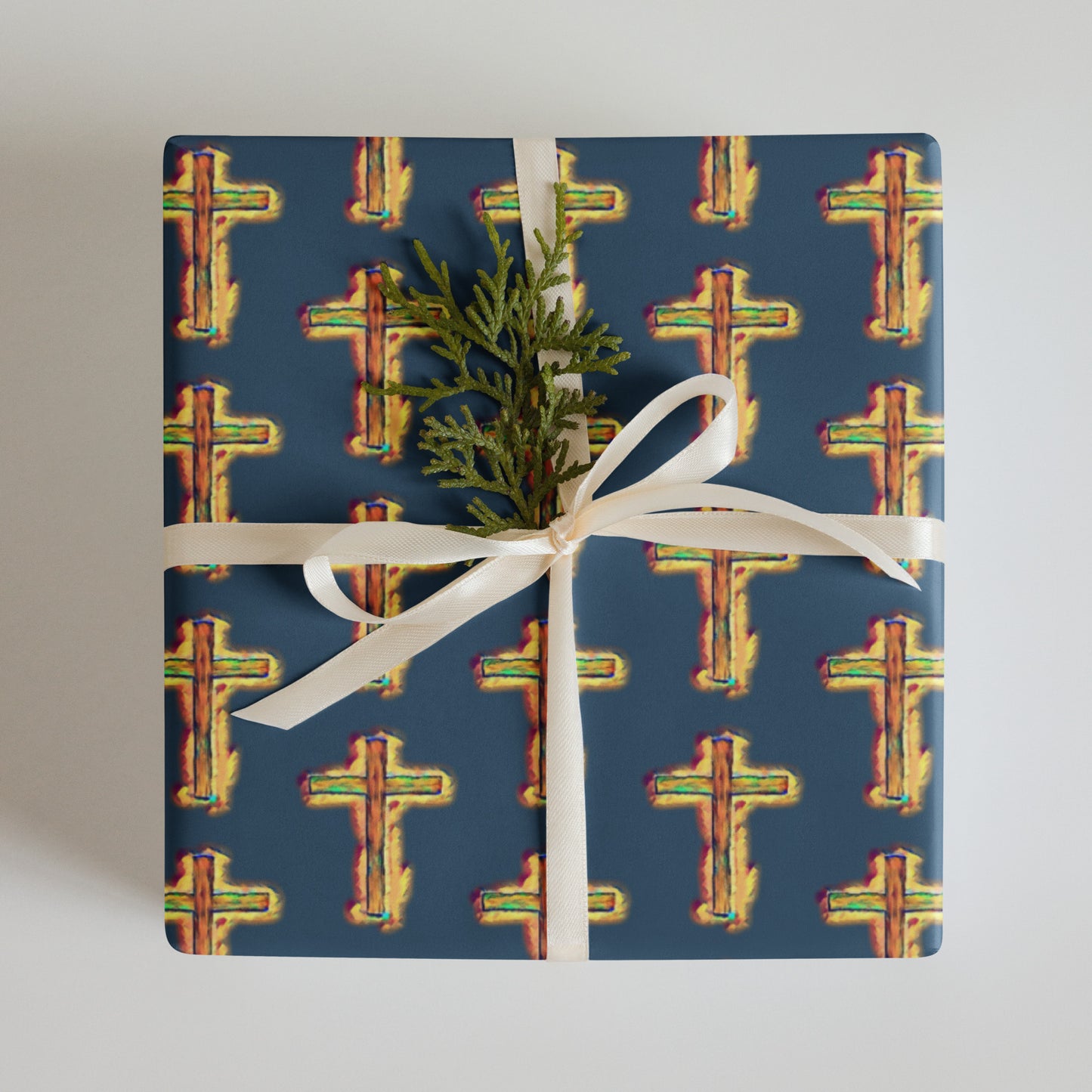 Bright Cross Wrapping paper sheets