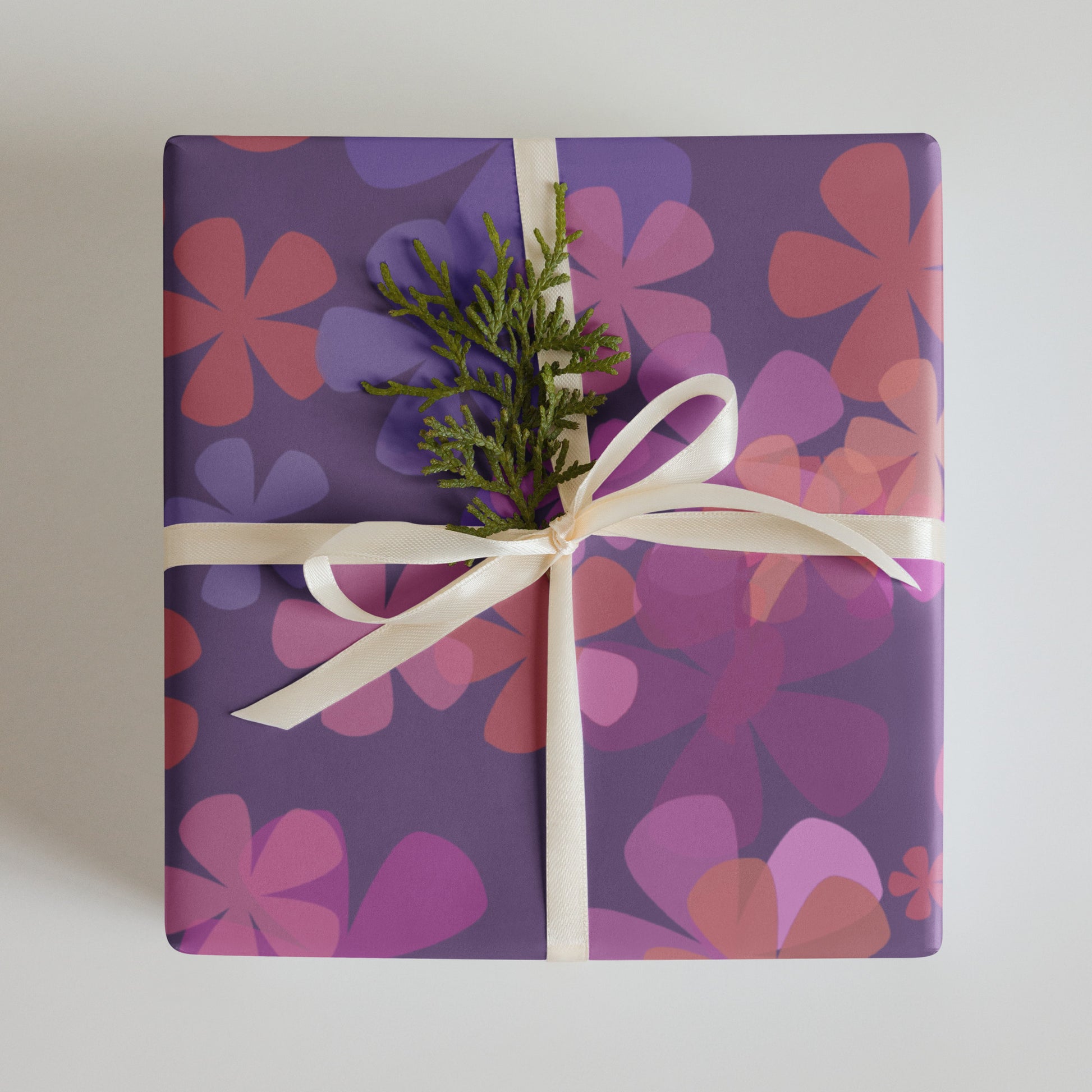 Dark Purple Wrapping Paper Sheets Default Title