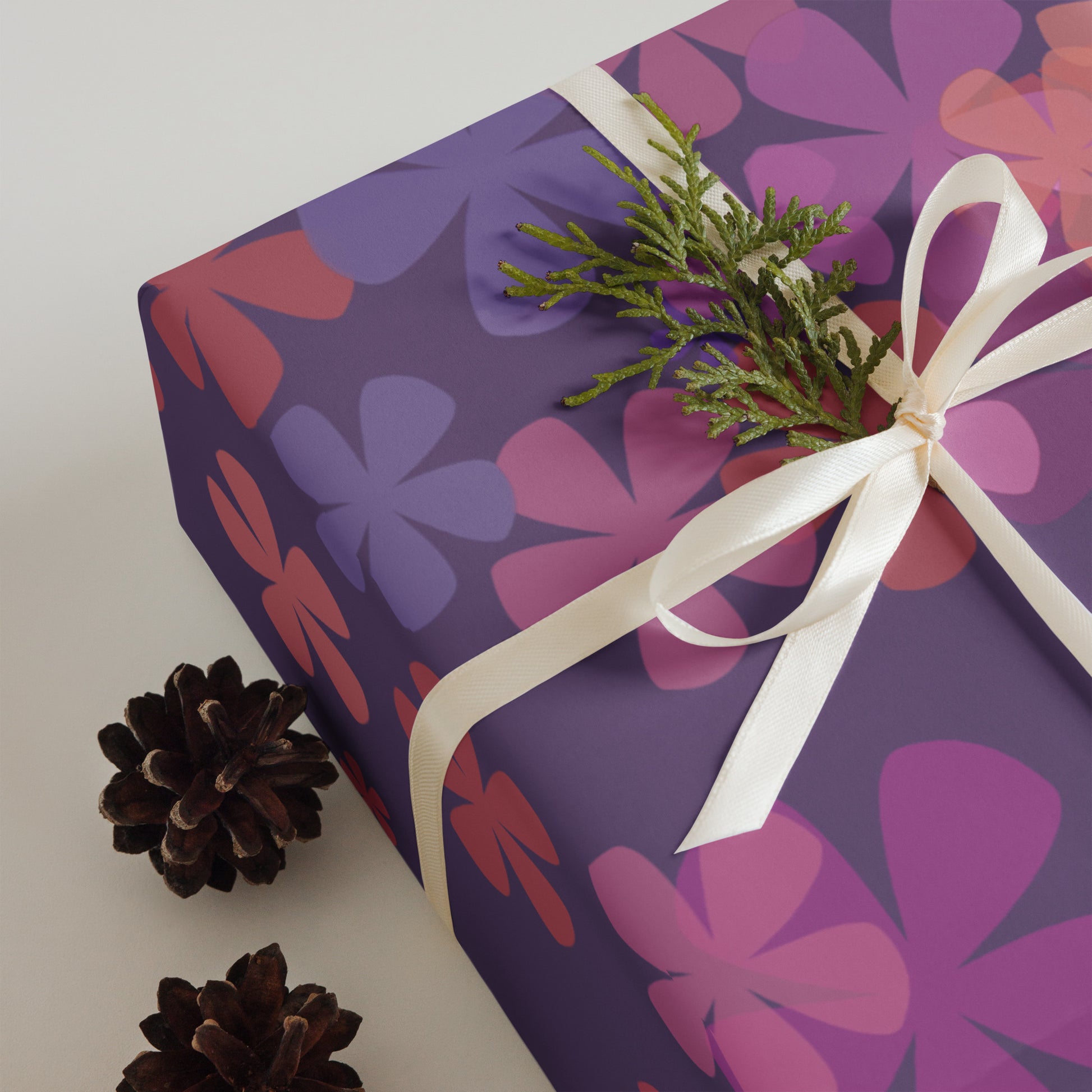 Dark Purple Wrapping Paper Sheets