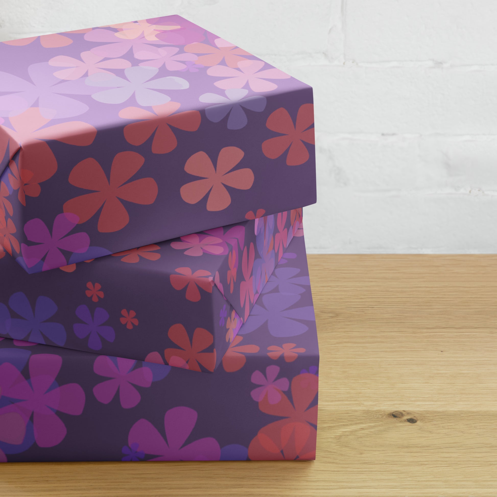 Dark Purple Wrapping Paper Sheets