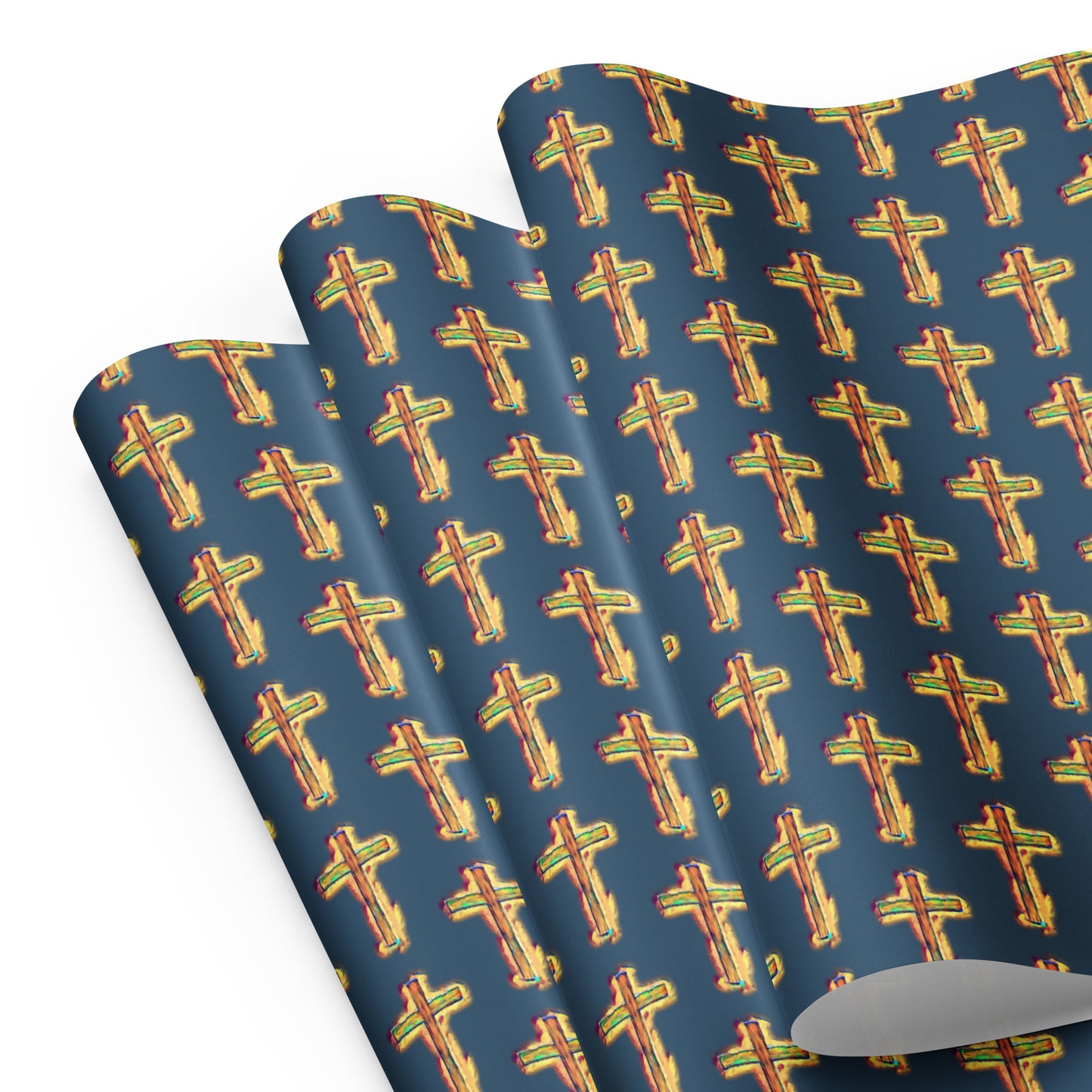 Bright Cross Wrapping paper sheets