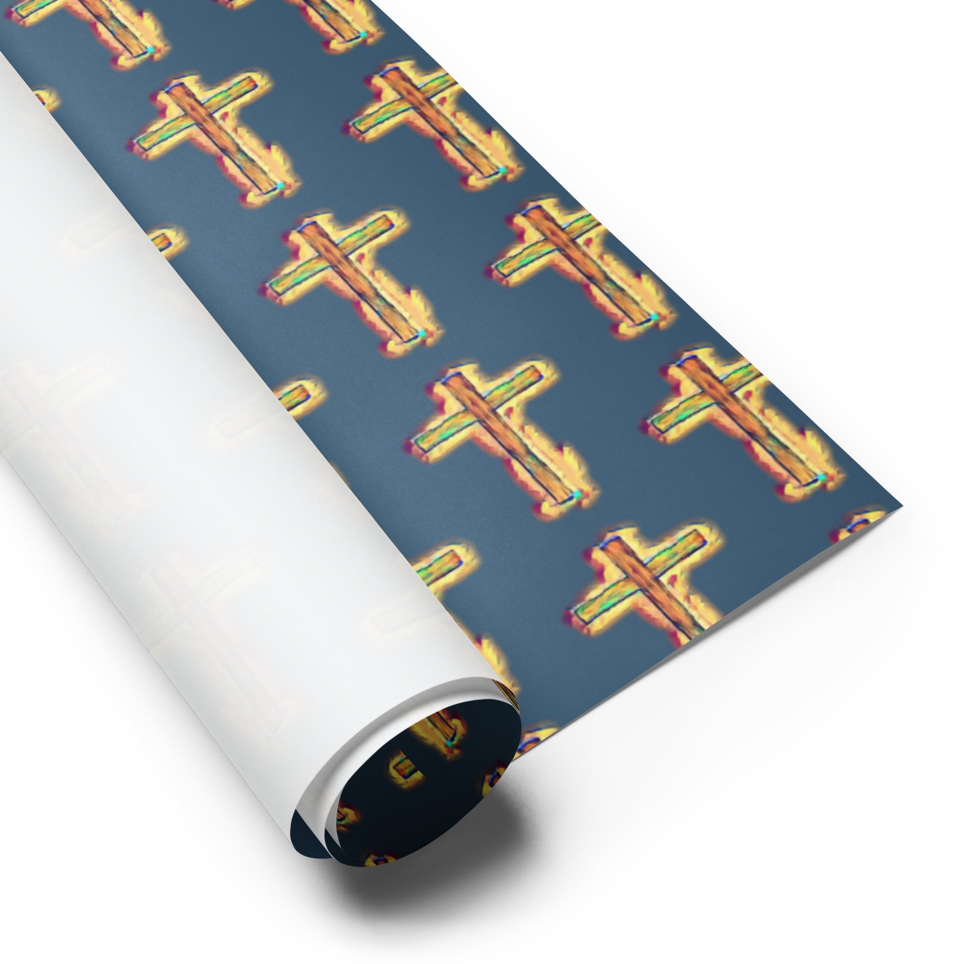 Bright Cross Wrapping paper sheets