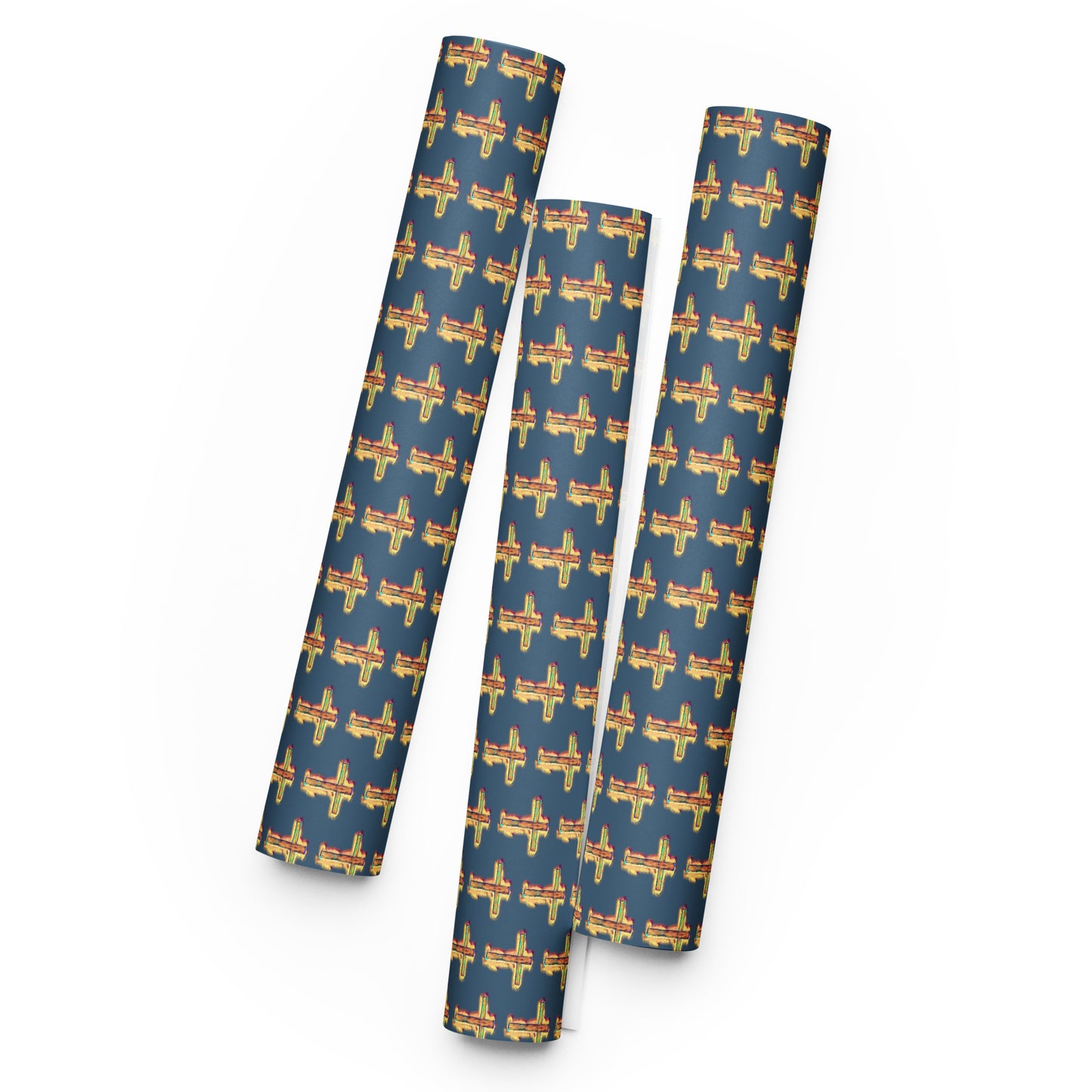 Bright Cross Wrapping paper sheets