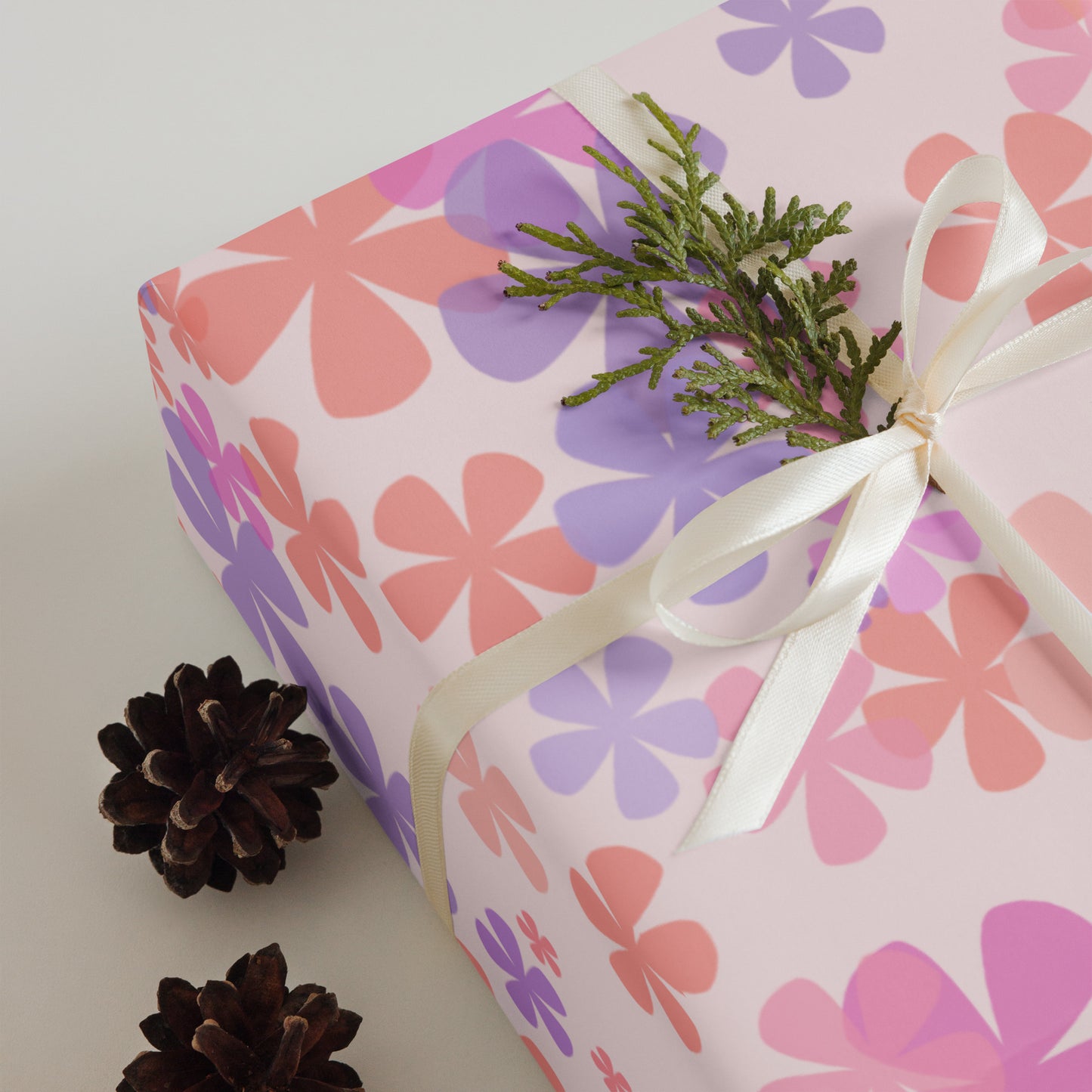 Floral Wrapping Paper Sheets