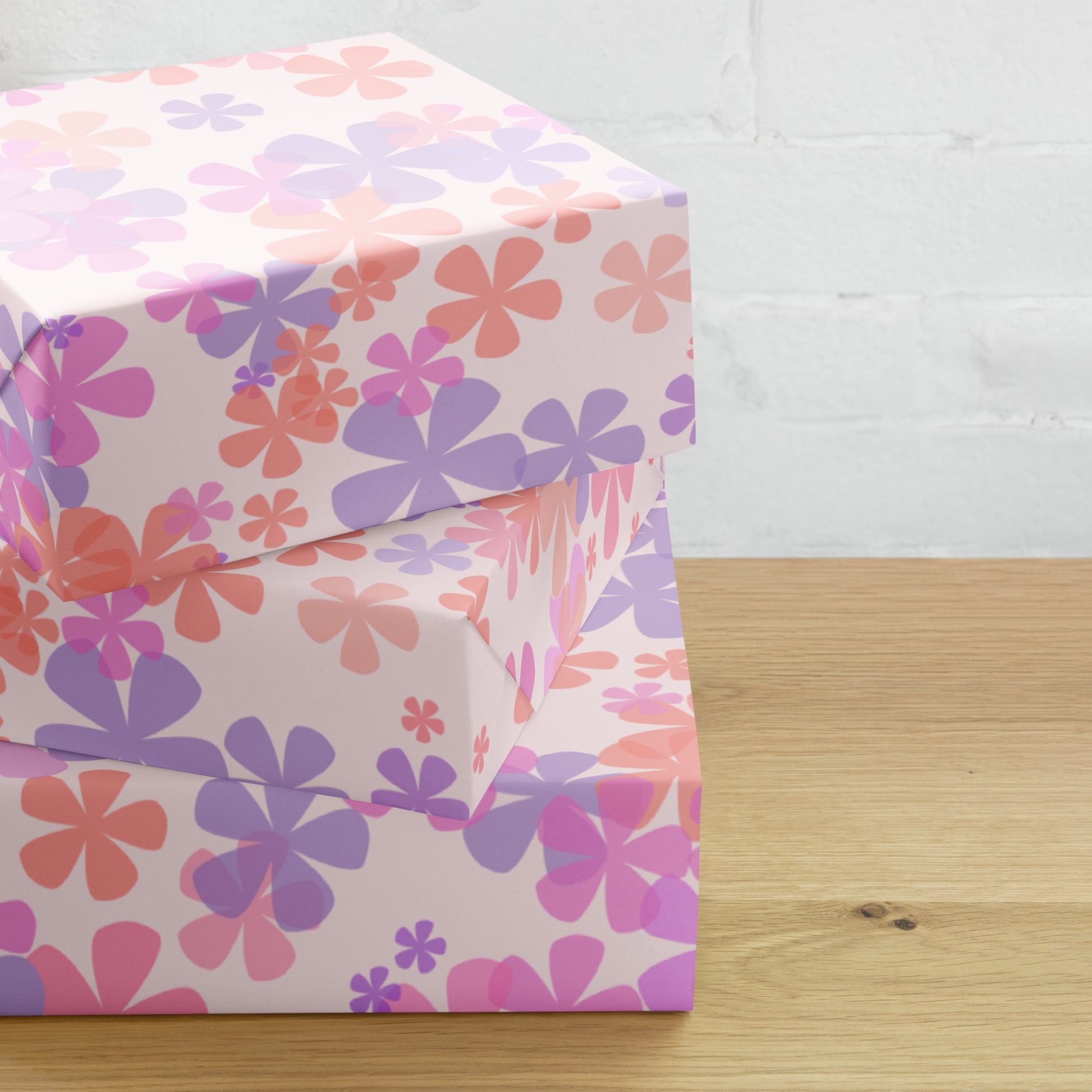 Floral Wrapping Paper Sheets