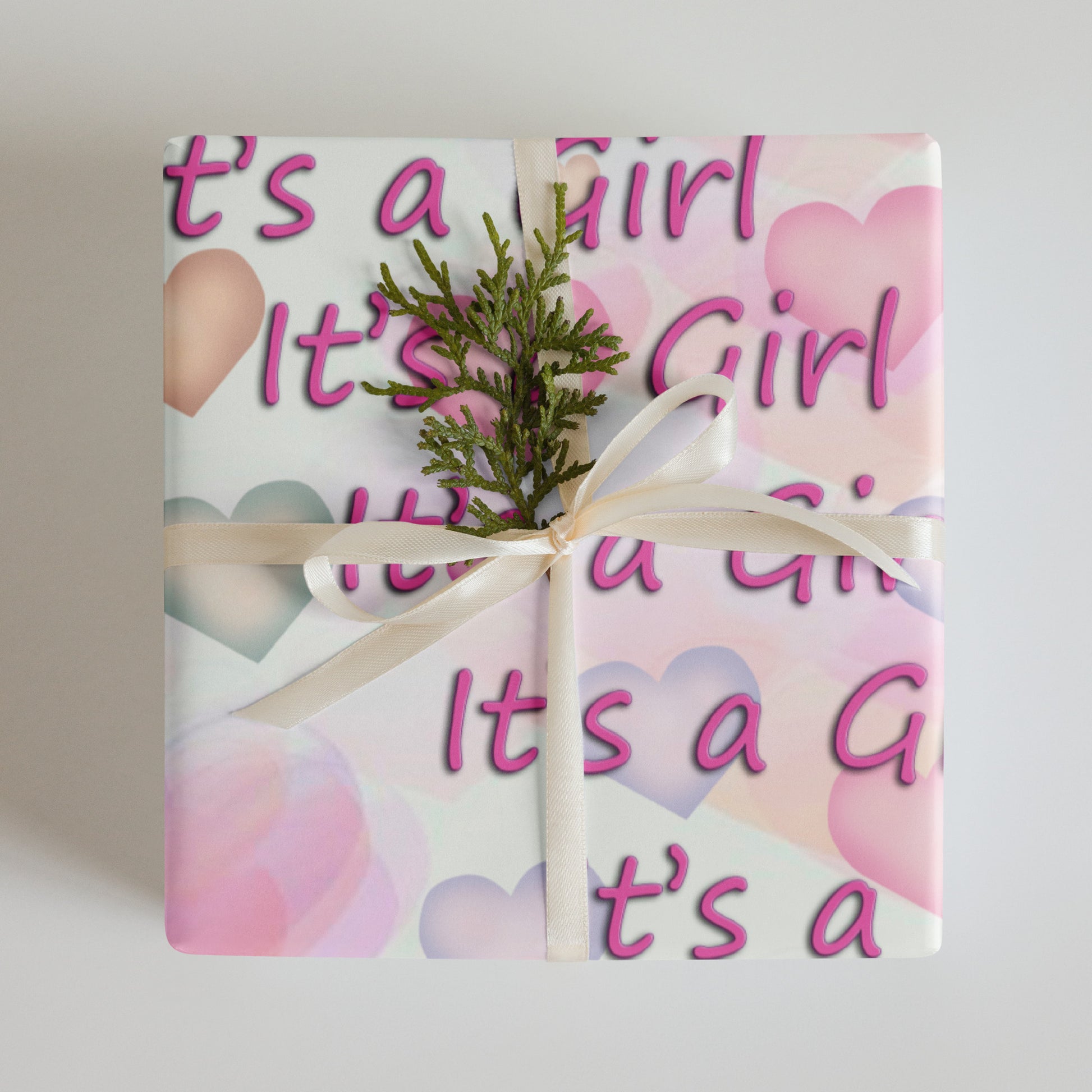It's a Girl Wrapping Paper Sheets Default Title