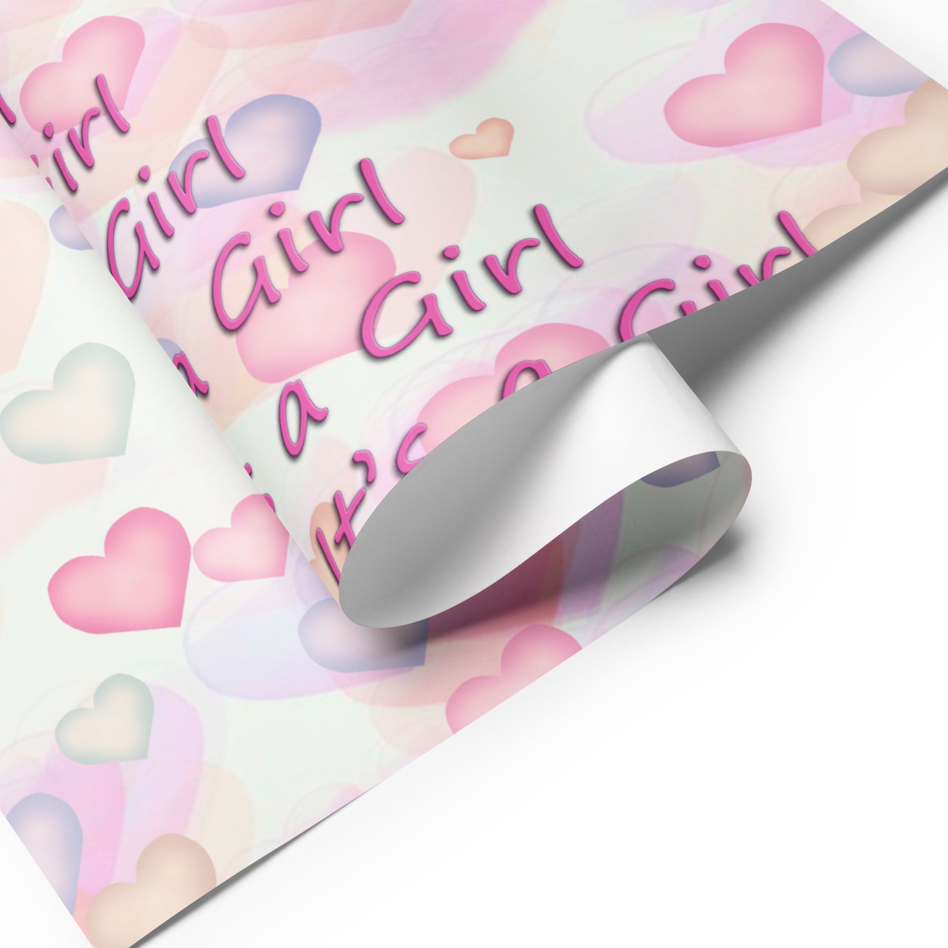It's a Girl Wrapping Paper Sheets