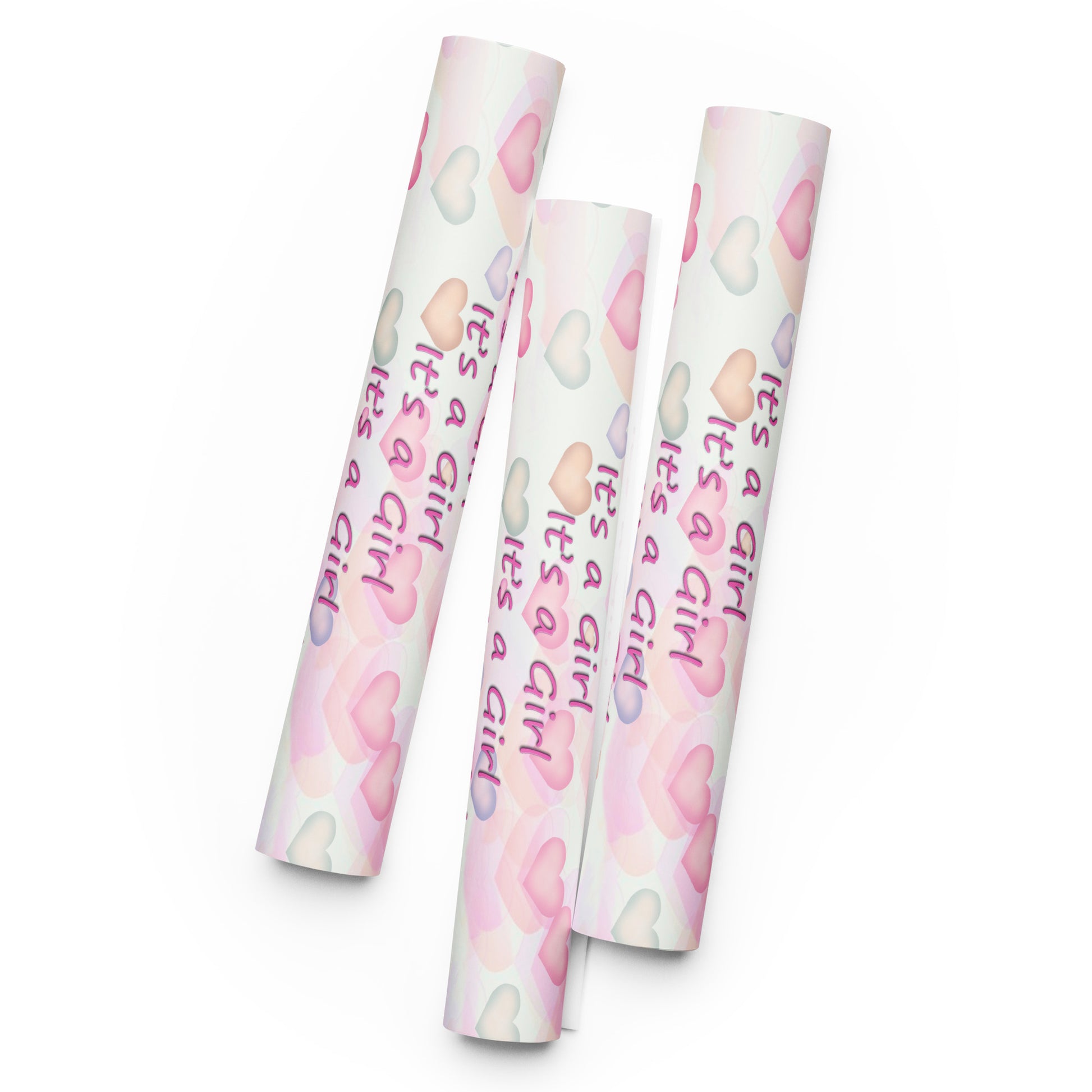 It's a Girl Wrapping Paper Sheets