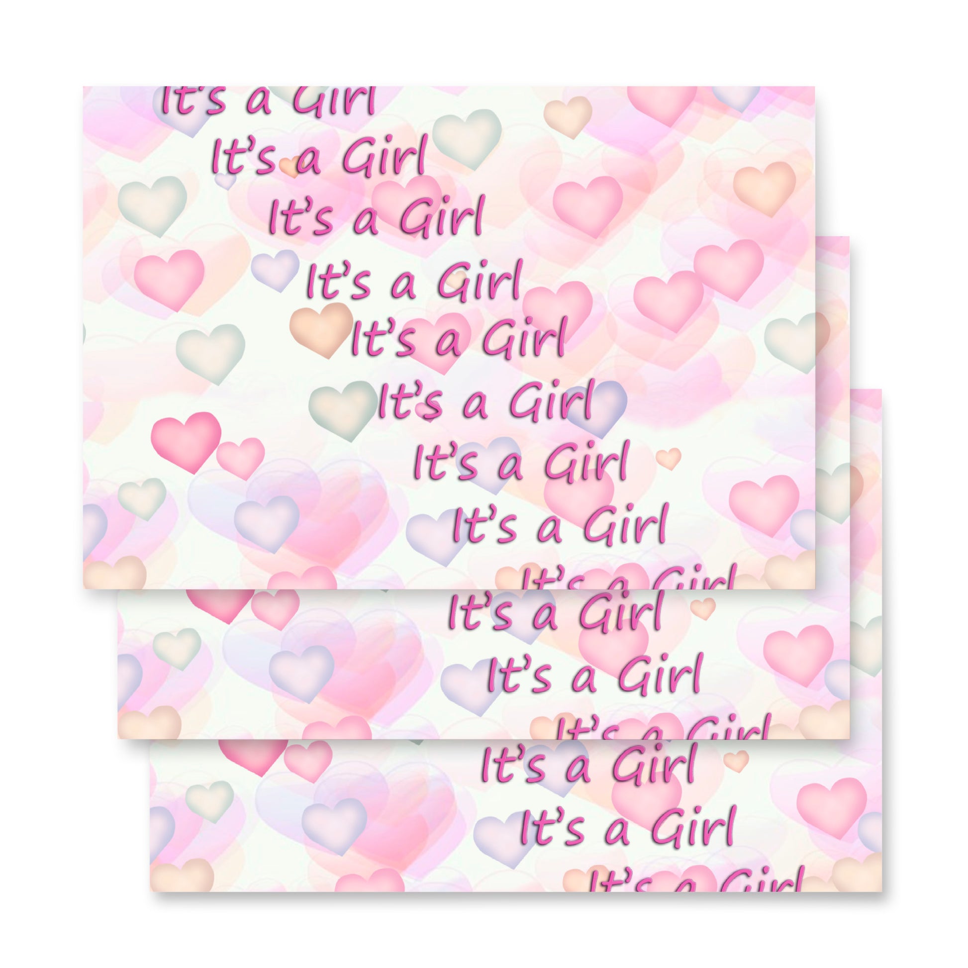 It's a Girl Wrapping Paper Sheets