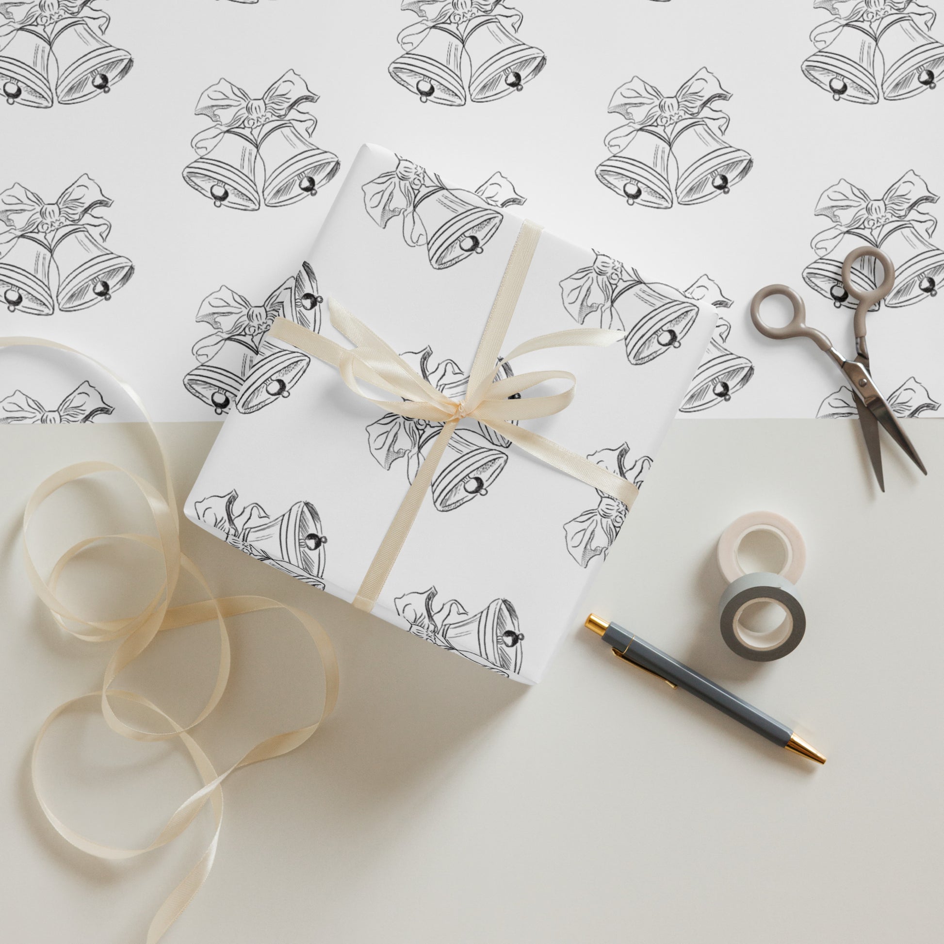 Wedding Bells Wrapping paper sheets