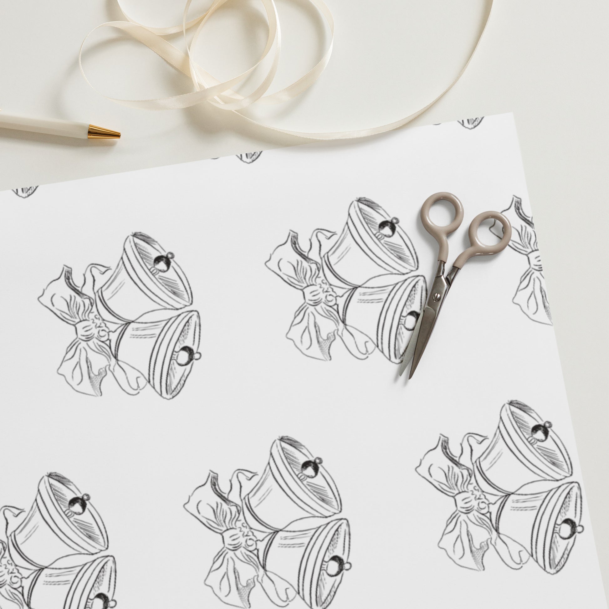 Wedding Bells Wrapping paper sheets