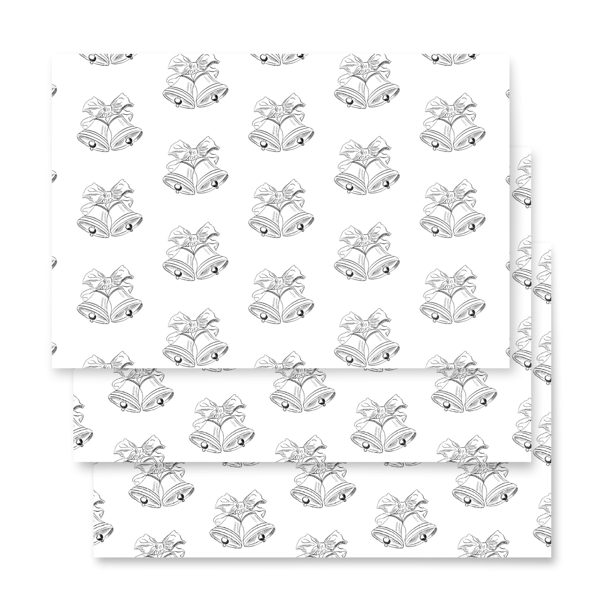 Wedding Bells Wrapping paper sheets