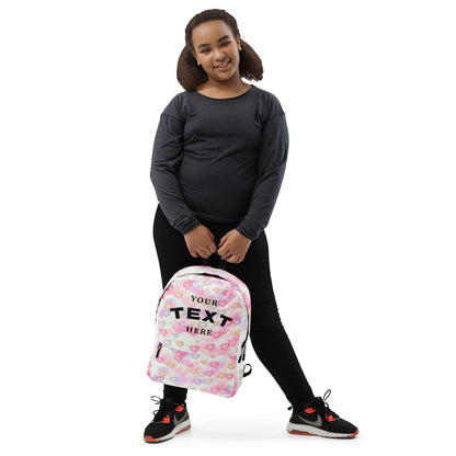 Watercolor Hearts Backpack