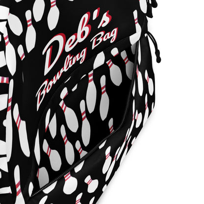 Personalized Bowling Pin Backpack