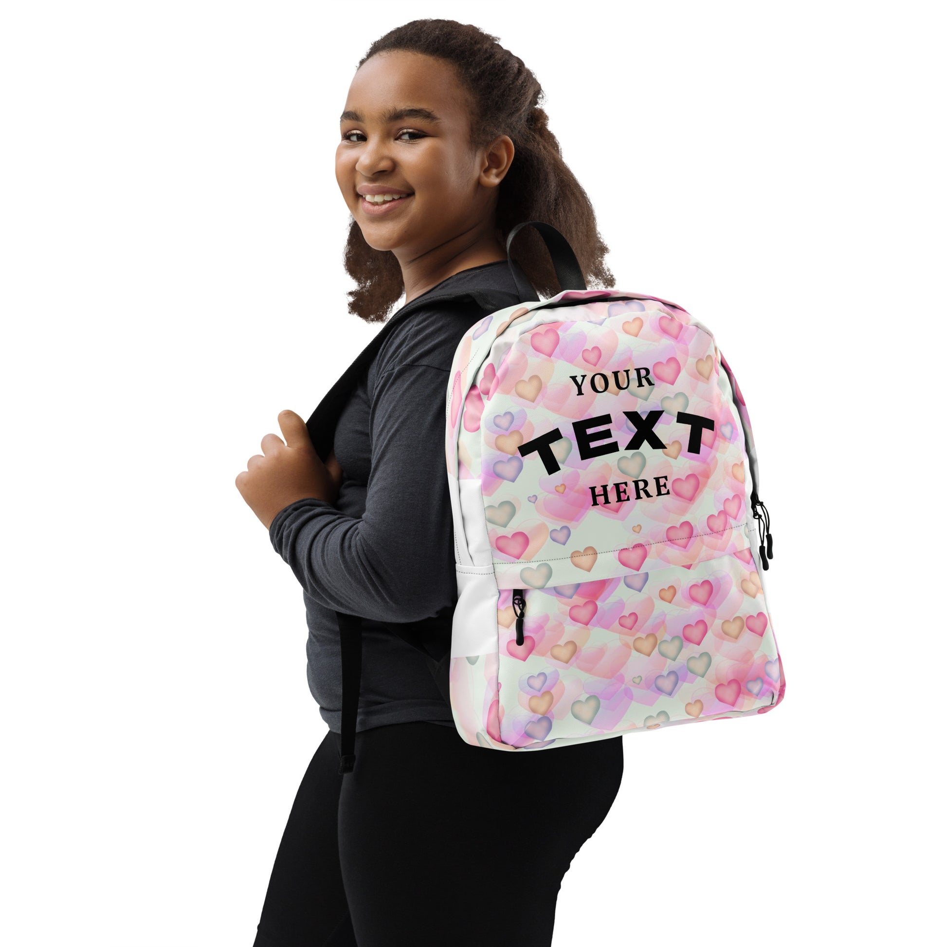 Watercolor Hearts Backpack