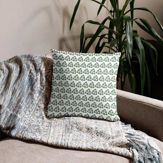 Celtic Knot Triquetra Basic Pillow 18″×18″