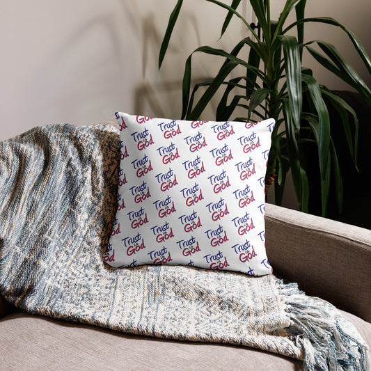 Trust in God Basic Pillow 18″×18″