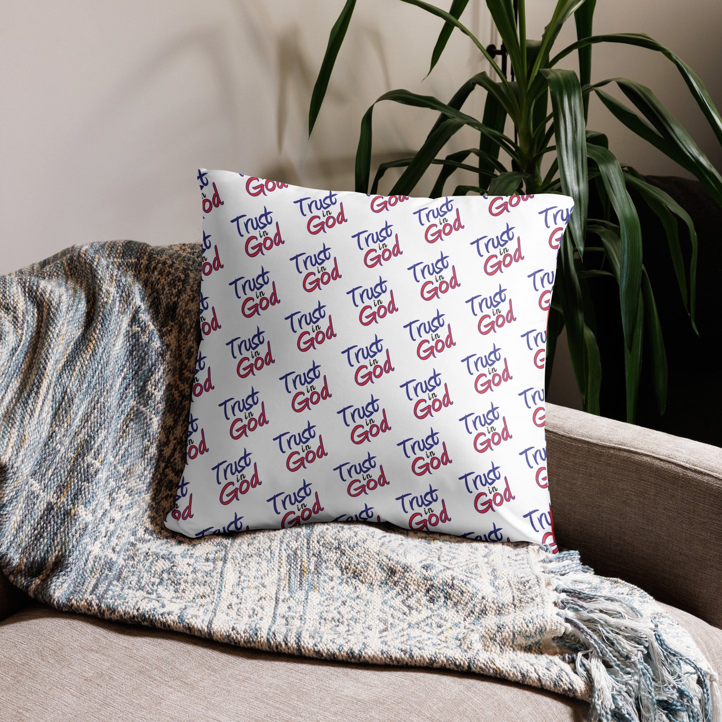 Trust in God Basic Pillow