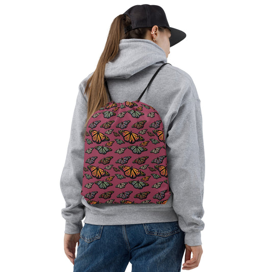 Colorful Butterfly Drawstring bag Default Title
