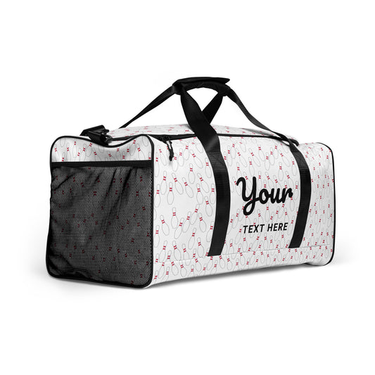 Personalized Bowing Pin Duffle Bag