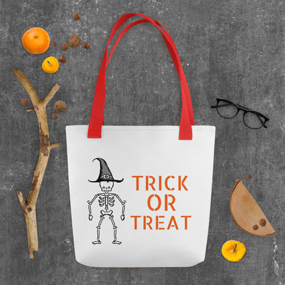 Trick or Treat Tote bag Red